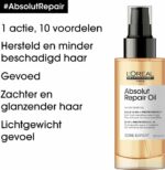 L’Oréal Professionnel Absolut Repair 10-in-1 Olie – Herstellende olie beschadigd haar – Serie Expert – 90 ml - Image 3