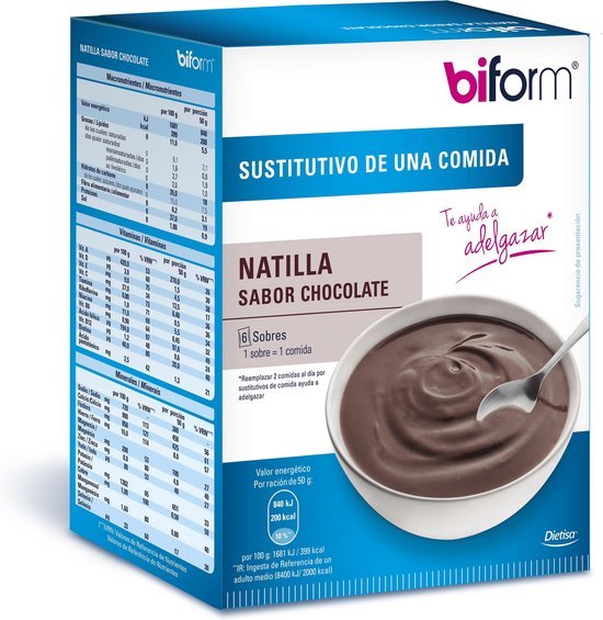 550x565-38 Biform Natillas Choco 6 Sobres - Image 1