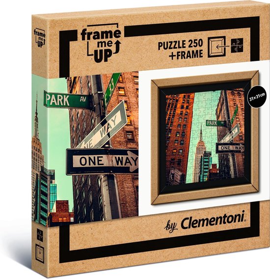 Clementoni Legpuzzel - Frame Me Up Puzzel Collectie - One way - 250 stukjes, puzzel volwassenen