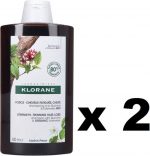 Klorane Shampoo With Quinine And Edelveiss Bio 2x400ml - Image 8