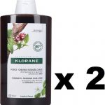Klorane Shampoo With Quinine And Edelveiss Bio 2x400ml