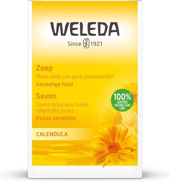 550x585-2 WELEDA - Calendula Zeep - 100g - 100% natuurlijk - Image 1