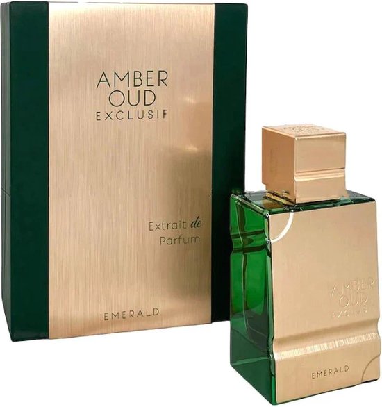 550x586-152 Al Haramain Amber Oud Exclusif Emerald Eau De Parfum Spray Unisex 60 ml for Men - Image 1