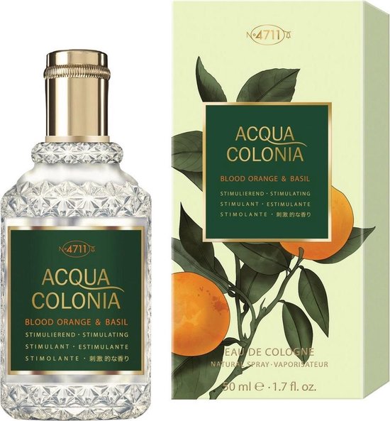 550x593-161 Acqua Colonia Blood Orange & Basil Eau De Cologne (edc) 50ml - Image 1