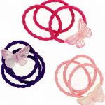 Haarelastiekjes Inca Multicolour Vlinder (9 Onderdelen)