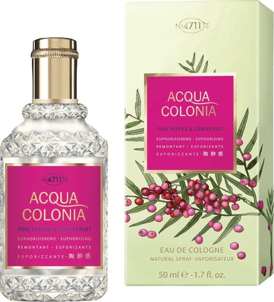 550x607-11 Acqua Colonia Pink Pepper & Grapefruit Eau De Cologne (edc) 50ml - Image 1