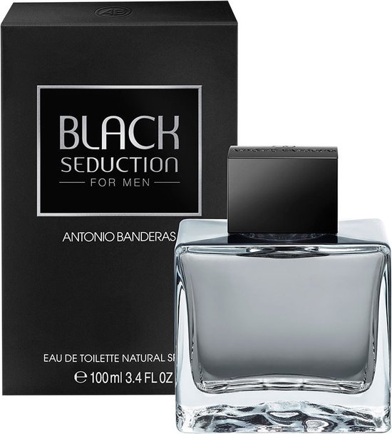 550x608-39 Antonio Banderas Black Seduction - 100 ml - eau de toilette spray - herenparfum - Image 1