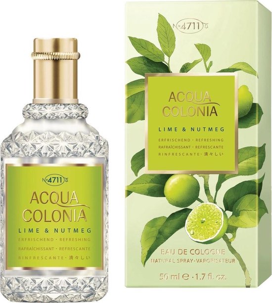550x613-9 4711 - Acqua Colonia Lime en Nutmeg - Eau De Cologne - 50ML - Image 1