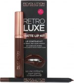 Makeup Revolution Retro Luxe Matte Lip Kit - Glory - Image 2