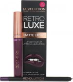Makeup Revolution Retro Luxe Matte Lip Kit - Royal - Image 2