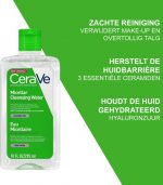 Cerave Cleansers Cleansing Micellar Water 295ml   Removes Dirt And Dead Skin Cells - Image 2