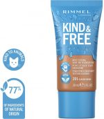 Rimmel London KIND & FREE Vegan Foundation 201 Classic Beige - Image 2