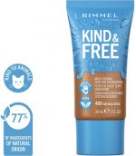 Rimmel London KIND & FREE Vegan Foundation 400 Natural Beige - Image 4