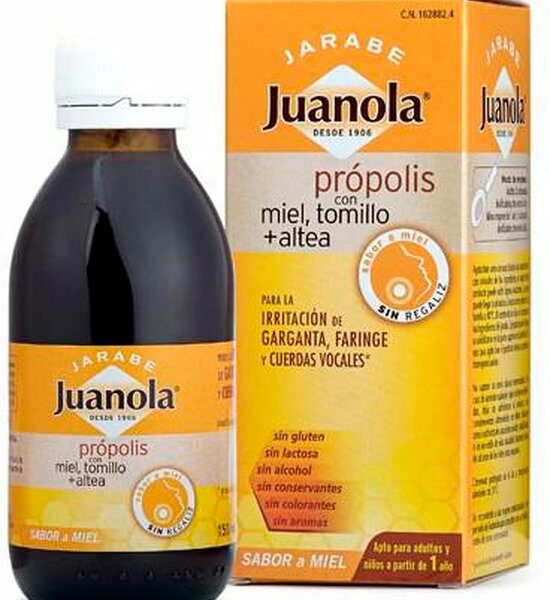 Juanola Propolis Honey Thyme Syrup 150ml