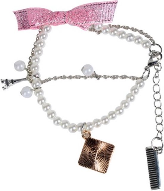 550x639-36 Inca Pulsera De Perlitas Con Adornos Colgantes 1 Pcs - Image 1