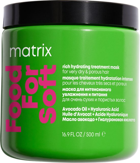 550x642-28 Matrix Food For Soft Hydraterend Haarmasker – Voor alle soorten droog haar – 500 ml - Image 1
