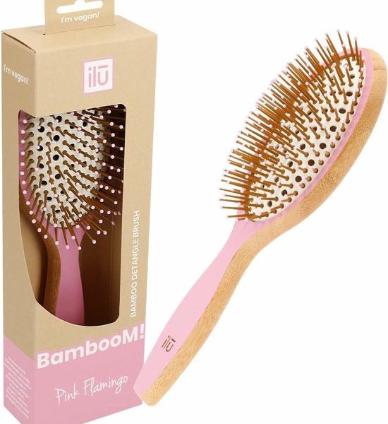 Bamboom - Detangler Pink Flamingo Hairbrush - Large