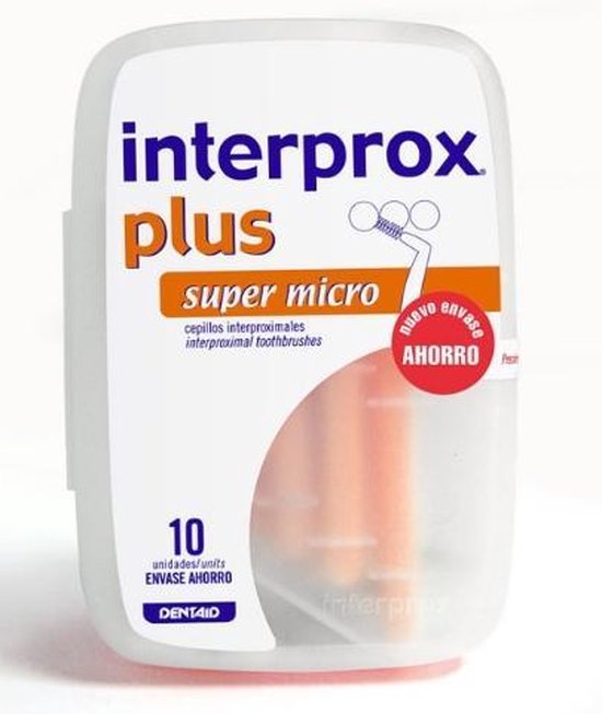 550x653-31 Interprox Plus Supermicro 10 Interproximal Toothbrushes - Image 1