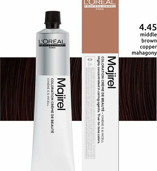 Majirel Ionene G Cream Hair Color By L'oreal #4.45-50ml