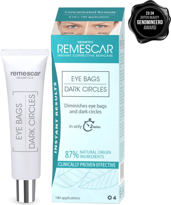 550x658-55 Remescar Wallen en Donkere Kringen - Oogcreme met anti aging effect voor vrouwen, verwijdert wallen en donkere kringen in slechts 2 minuten, 8 ml voor maar liefst 180 applicaties - Image 1
