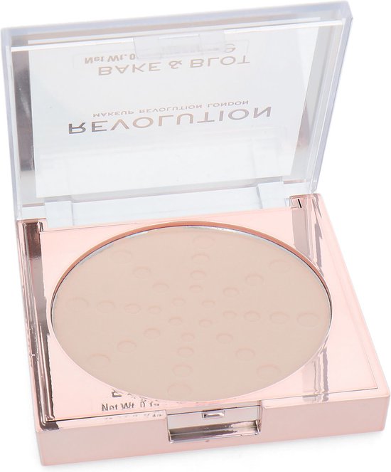 550x663-57 Makeup Revolution Bake & Blot Setting Powder - Lace - Image 1