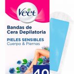 Body Hair Removal Strips Veet Pure Sensitive skin Body Legs (40 Units)