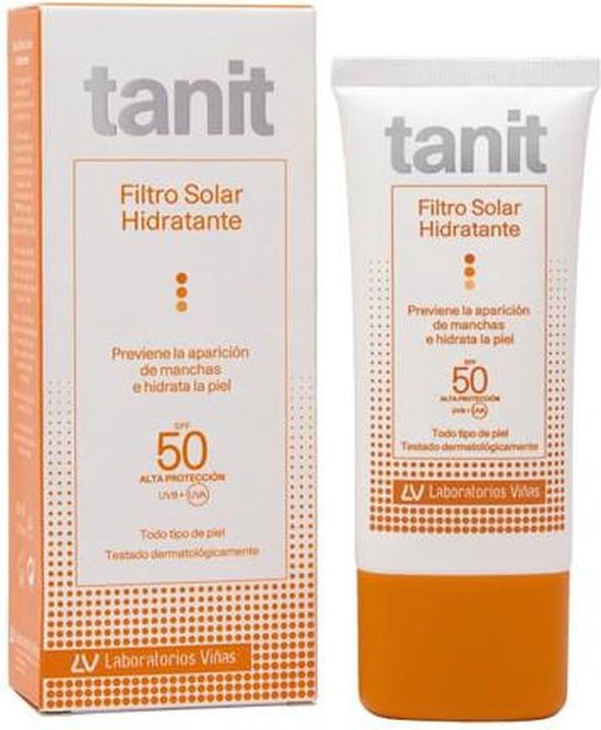 550x668-11 Laboratorios Vinas Tanit Moisturising Sunscreen Cream 50ml - Image 1