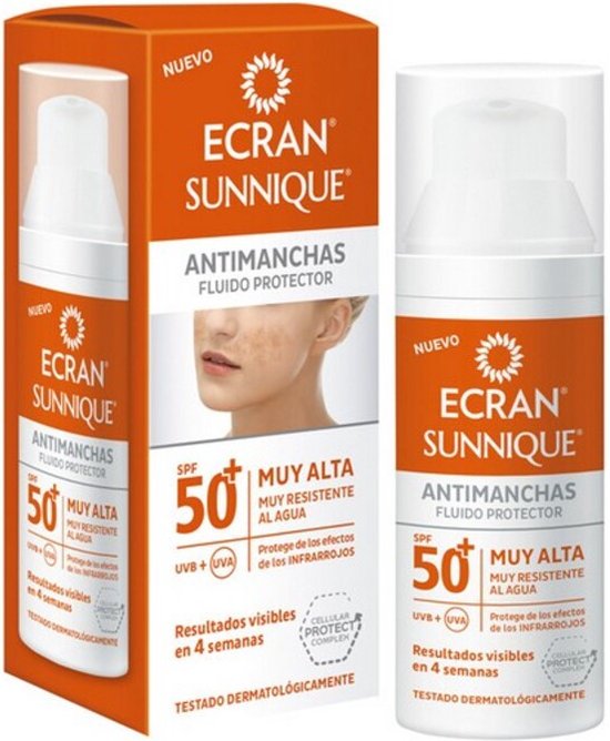 550x668-30 Anti Bruine vlekken Zonnebrandlotion Sunnique Ecran Spf 50+ - Image 1