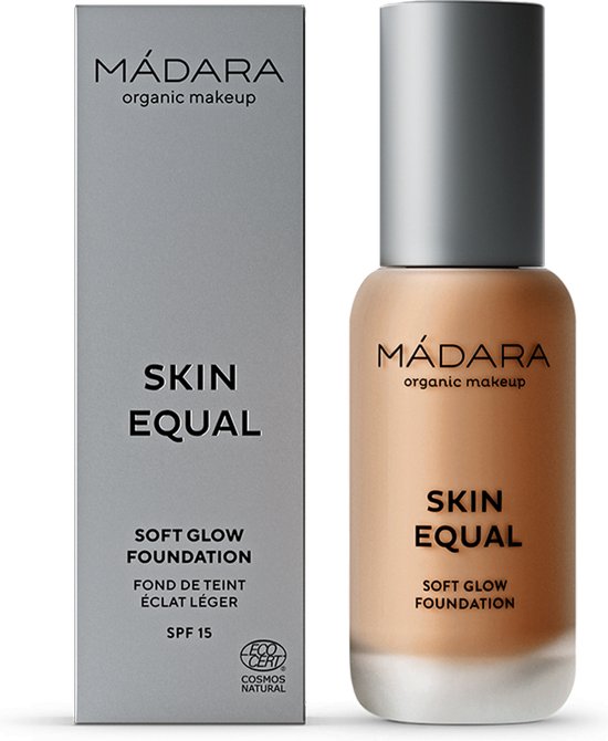 550x670-108 MÁDARA Skin Equal Foundation #70 Caramel 30 ml - vegan - SPF 15 - Image 1