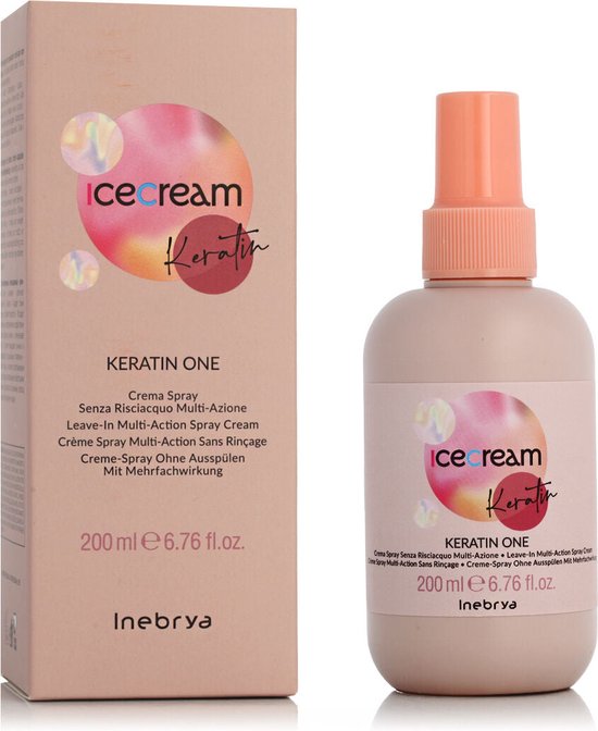 550x672-45 Conditioner Inebrya Ice Cream Keratin One 200 ml - Image 1