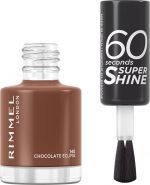Rimmel 60 Seconds Super Shine Nagellak - 140 Chocolate Eclipse - Image 8