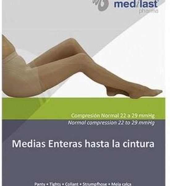 Panty Medilast Normal Negro Talla Grande