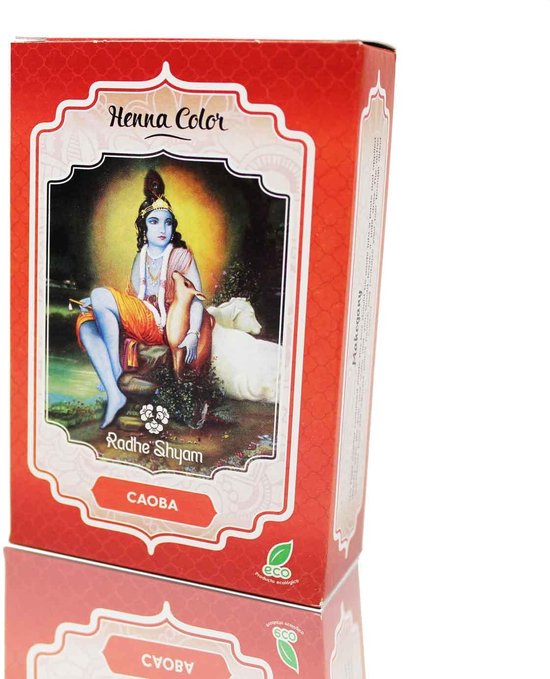 550x679-20 Semi-permanente kleurstof Henna Radhe Shyam Mahonie (100 g) - Image 1