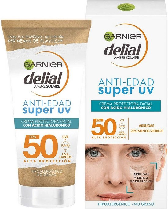 550x682-16 Zonnebrand crème Super UV Garnier Anti-Aging Spf 50 (50 ml) - Image 1