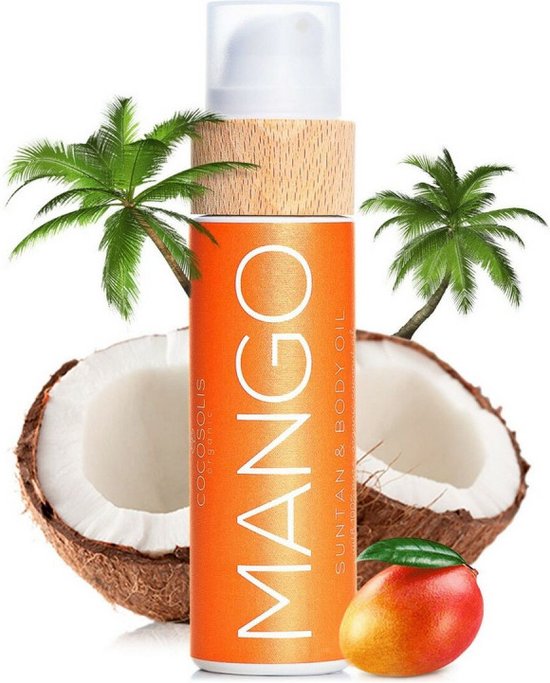 550x683-10 Cocosolis Mango Sun Tan & Body Oil 110ml - Image 1