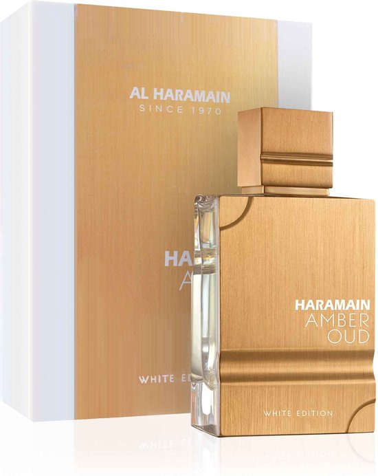 550x692-60 Al Haramain Amber Oud White Edition Eau De Parfum Unisex 60 Ml - Image 1