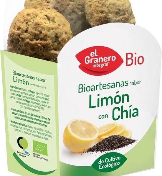 Granero Galletas Artesanas Sabor Limon Con Chia 250g