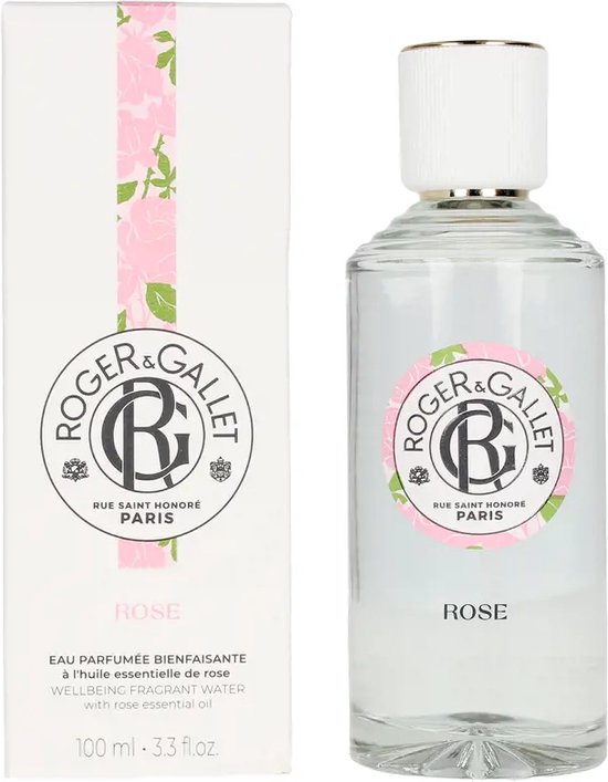 550x707-120 Rose Wellness Perfumed Water By Roger & Gallet 100 Ml - Image 1