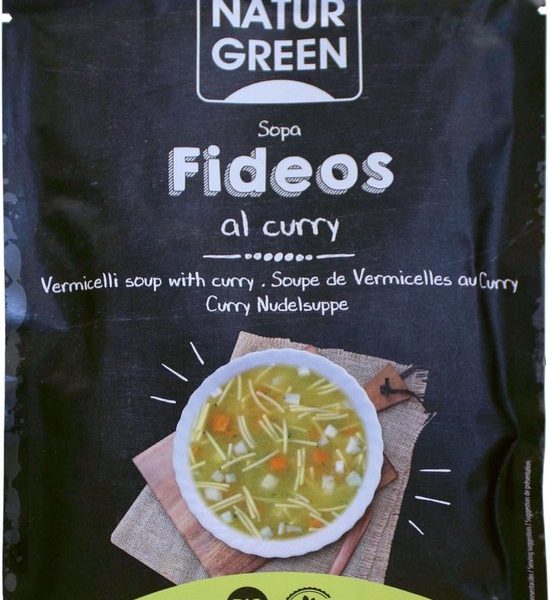 Naturgreen Sopa Fideos Curry 40g