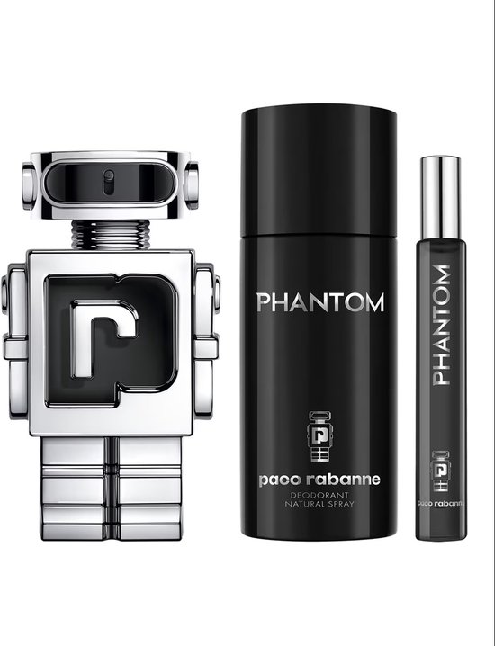 550x718-31 Paco Rabanne Phantom Set Eau de Toilette 100 ml + Deo 150 ml + EDT 10 ml - Image 1