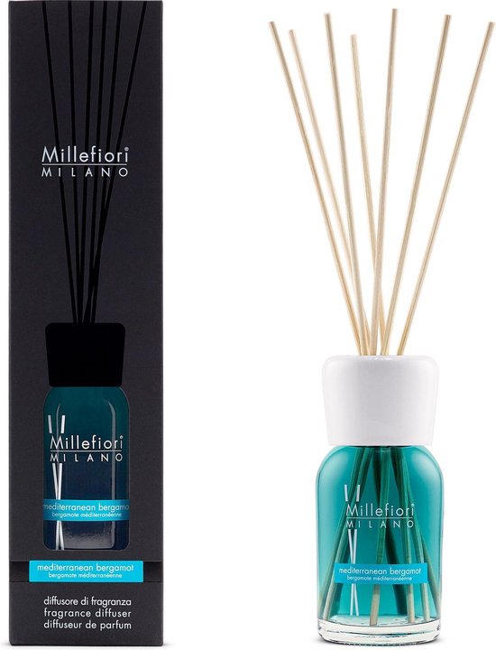550x720-48 Millefiori Milano Geurstokjes 100 ml - Mediterranean Bergamot - Image 1