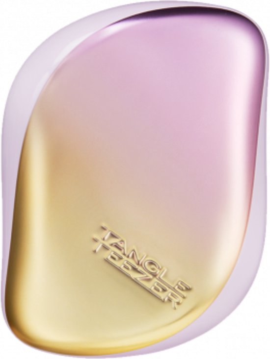 550x733-525 Tangle Teezer Compact Styler Lilac Yellow Chrome - Image 1
