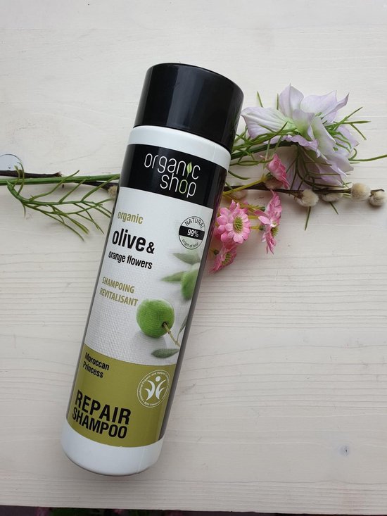 550x733-663 Organic Olive & Orange Flowers Repair Shampoo Revitaliserende haarshampoo 280ml - Image 1