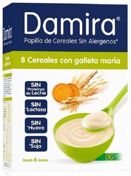 550x738-15 Damira Papilla 8 Cereales Con Galletas Maria Fos 6m 600g - Image 1