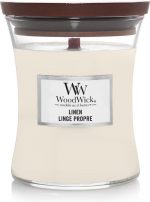 WoodWick Hourglass Medium Geurkaars - Linen