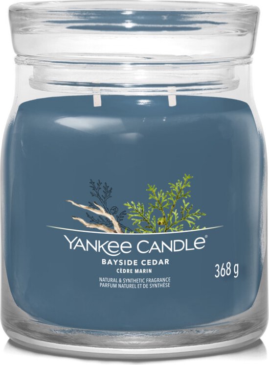 550x745-66 Yankee Candle - Bayside Cedar Signature Medium Jar - Image 1
