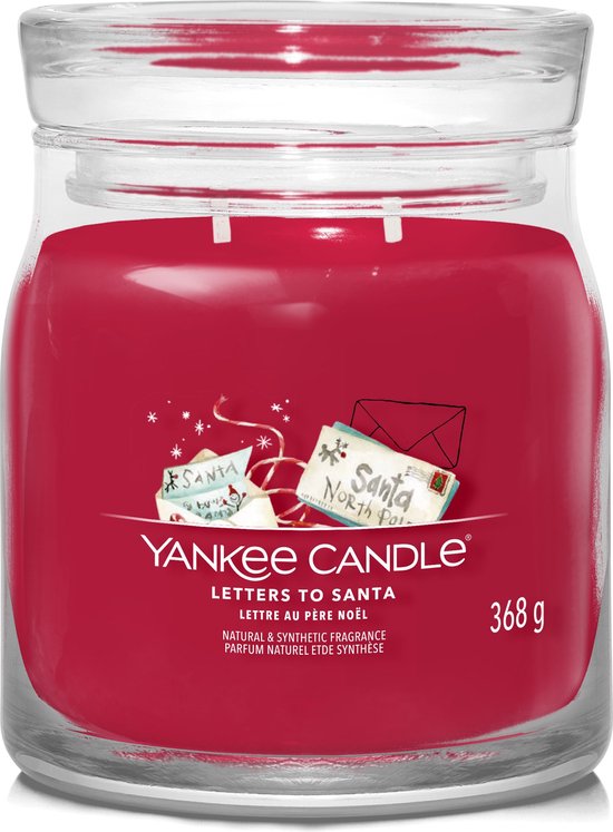 550x747-78 Yankee Candle - Signature Letters To Santa Medium Jar - Image 1