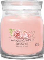 Yankee Candle - Fresh Cut Roses Signature Medium Jar - Image 3