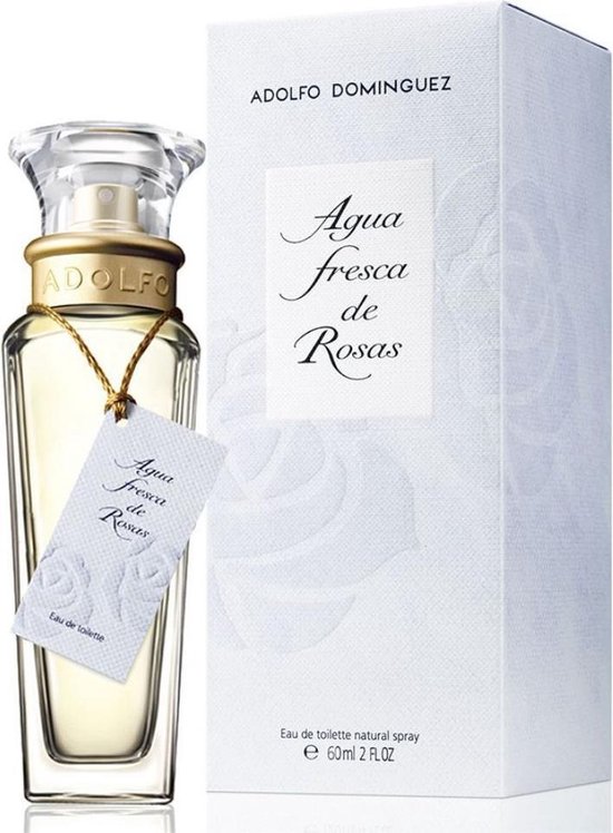 550x748-42 Adolfo Dominguez - Agua Fresca De Rosas - 60ml - Eau De Toilette - Image 1