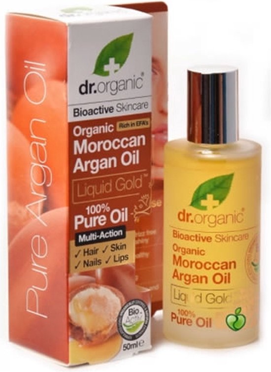 550x755-47 Vochtinbrengende Olie Argán Dr.Organic (50 ml) - Image 1